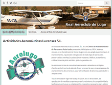 Tablet Screenshot of aerolugo.com